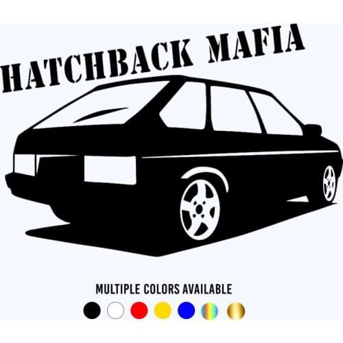 CK20346# Die-cut Vinyl Decal Hatchback Mafia 2109 Car Sticker Waterproof Auto Decors on Car Body