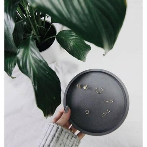 Concrete coaster mold silicone tray mold concrete holder mold Plaster pallet mold Epoxy tray mould