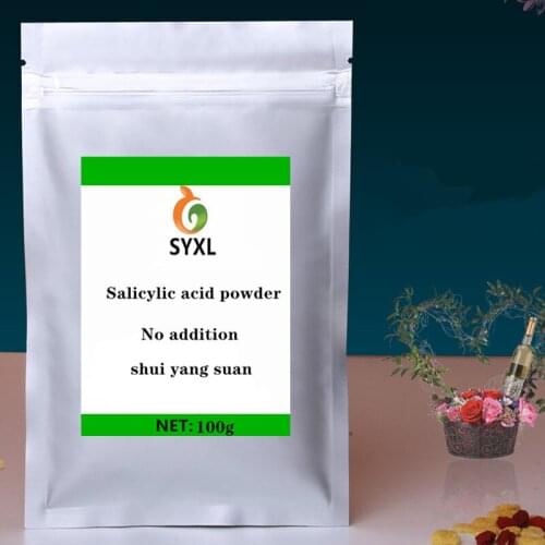 ISO9001 Factory supply salicylic acid Cosmetic Raw Materials salicylic acid powder shui yang suan 99% quality no additions