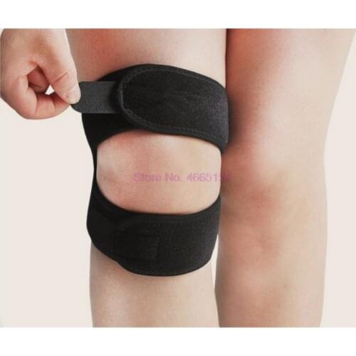 By dhl 200pcs Adjustable sports Knee Pads Silicone Patella Knee Support Protector Outdoor Sports Gym Hiking Running climbing