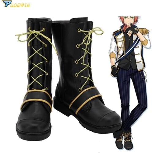 Ensemble Stars Tsukinaga Leo Cosplay Shoes Custom Made Boots