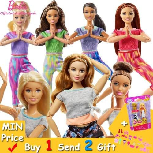 Original Barbie Toys 22-Point Articulated Wrist 30cm Cute Doll Limitless Movement Fans Collection Yoga Modeling Brinquedos