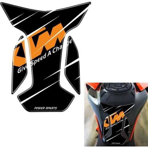 Motorcycle Sticker Tank Pad For Ktm Duke 390 125 1190 Adventure Exc Rc 690 990 1290 200 Fuel Tank Protector Carbon Accessories