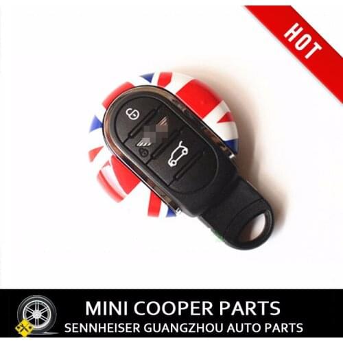 Brand New Mini Cooper Car Key Cap And Lanyard Union Jack Style For Mini Cooper Hardtop F55 F56(2 Pcs/Set)
