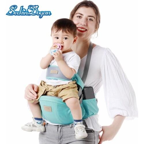 SeckinDogan Baby Carriers Anti-slip Toddlers Chair Comfortable Newborn Hip Seat Outdoor Travel Baby Carrier Wrap Stool