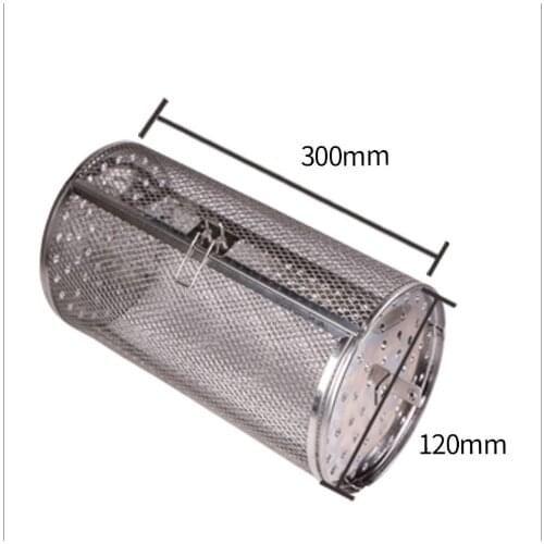 Rotate Grill Cage Stainless Steel Baking Kit Mesh Fryer Spare Parts Air Frying Pan Accessories