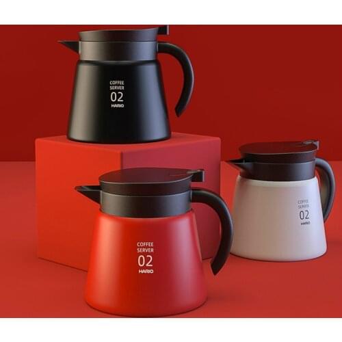 VSH Japan Vacuum Insulation Double Wall Stainless Steel Coffee Pot Milk Tea Jug Water Carafe Flask Thermal Thermos Bottles