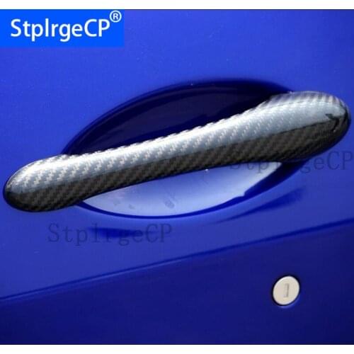 High Quality 100% Real Carbon Fiber Auto Outer Door Handle Cover for Maserati GranTurismo S MC GT GTS Coupe 2008-17 Car Styling