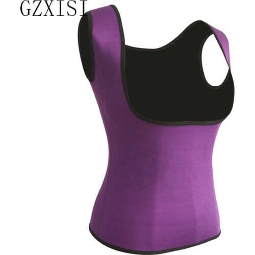 Black Color Plus Size S-5XL Women Neoprene Body Shapers Shapewear Push Up Vest Waist Trainer Tummy Belly Girdle Hot Selling 2018