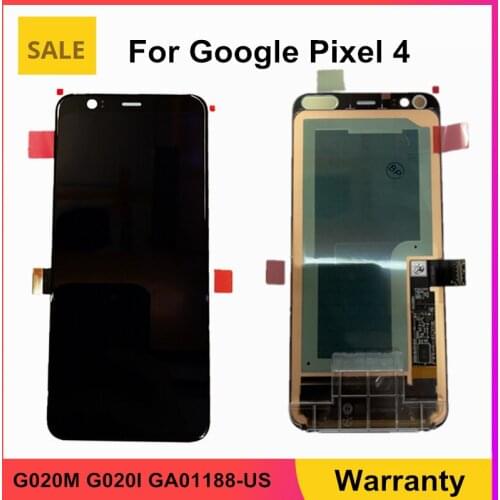 OEM OLED LCD For Google Pixel 4 G020M G020I GA01188-US LCD Display Touch Screen Digitized Assembly For Google Pixel 4 GA01189-US