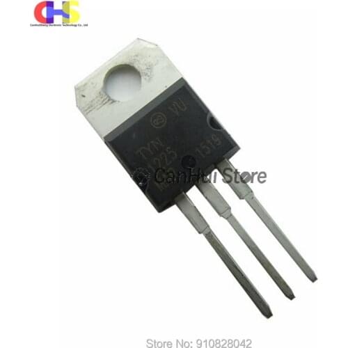 10PCS/LOT TYN1225 TO-220 1225 TO220 1200V 25A Silicon Controlled Rectifier Transistor new original