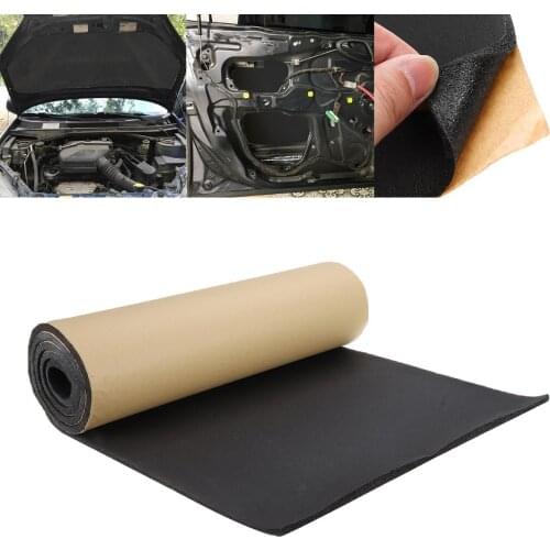 200cmx50cm Car Sound Proofing Deadener Mat Noise Proof Bonnet Insulation Cotton Heat Closed Cell Foam 10mm/6mm/3mm