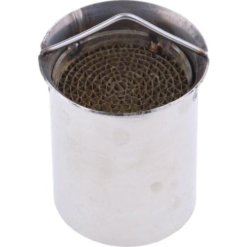 51mm Motorcycle Exhaust System DB Killer Silencer Muffler Baffle Silver