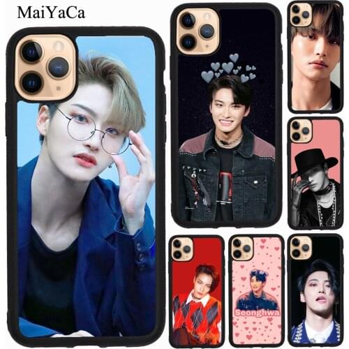 MaiYaCa Ateez Seonghwa Case For iPhone XR X XS Max SE 2020 6S 8 7 Plus 12 mini 11 Pro Max Coque
