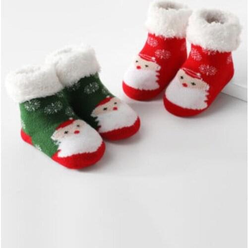 Baby Socks Autumn Winter Warm Cotton Kids Floor Socks Cute Girls Cartoon Animal Boys Infant Socks Baby Clothes Accessories