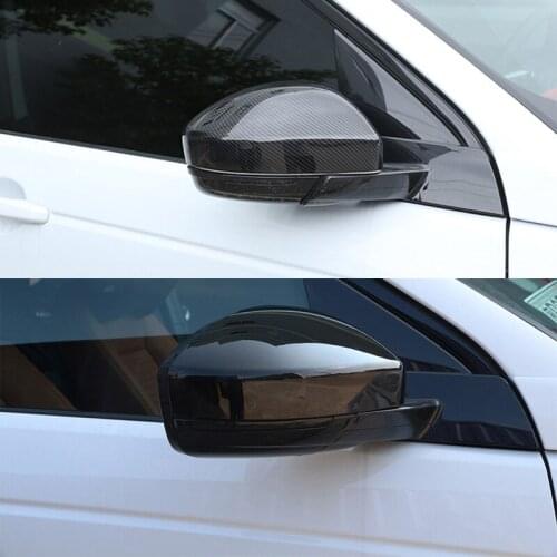 For Land Rover Discovery Sport Range Rover Velar Evoque Jaguar F-Pace abs carbon fiber color rearview mirror cover