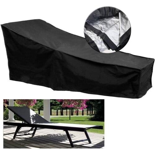 Size 205x75x40-75cm Available in All Seasons Patio Sunlounger Cover Made of 210D Solution Dyed Fabric, Waterproof, Anti-UV