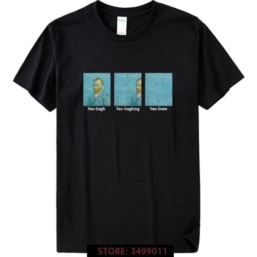 Van Gogh Van Gone T Shirt Art Aesthetic Graphic Mens Tops T Shirt Round Collar Camisas Hombre Sweatshirt Harajuku