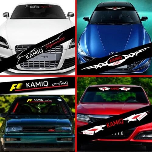 Car Sticker For Skoda Kamiq Front Windshield Prevent Sunlight Reflection Decoration Decals Car Accessories