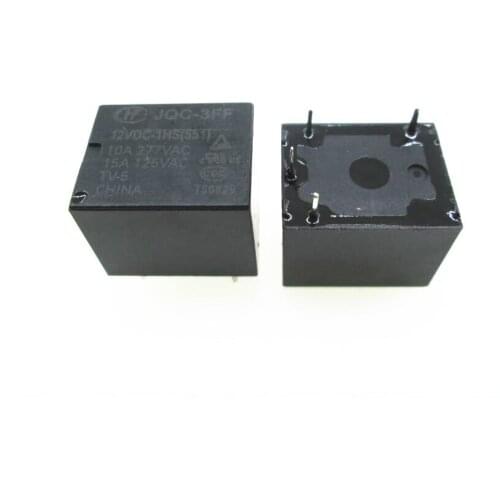 NEW 12V relay JQC-3FF-12VDC-1HS JQC-3FF-012-1HS JQC-3FF 12VDC-1HS JQC-3FF HF3FF 012-HS HF3FF-012-HS 12VDC 12V DC12V 10A DIP4