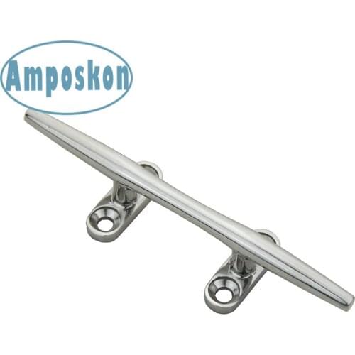 2 PCS New Stainless Steel 316 Marine Boat Hardware Open Base Cleat 4''/6''/ 8'' Kayak Accessories Boat Accessories Marine Paddle