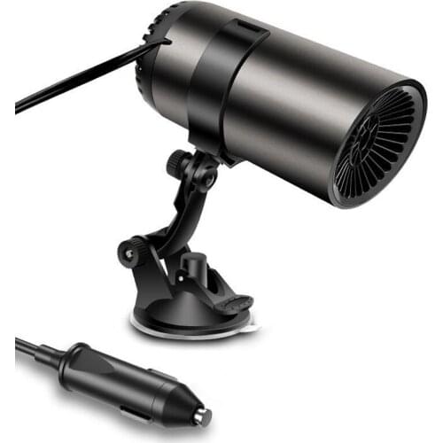 NEW-Portable Car Heater with Heating and Cooling, Windshield Defroster Defogger Filter 360 Degree Rotation with Suction Cup
