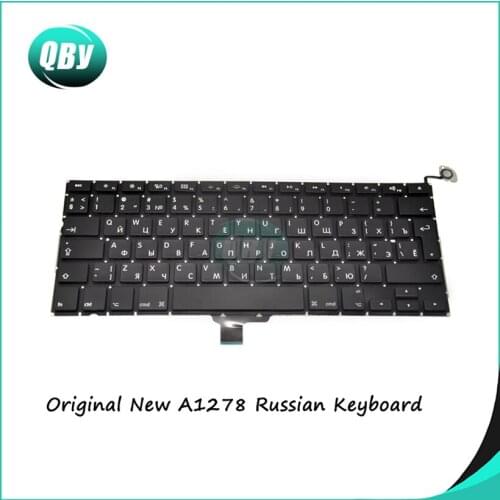 Original New A1278 Russian Keyboard for Macbook Pro 13' keyboard 2008-2012 Year