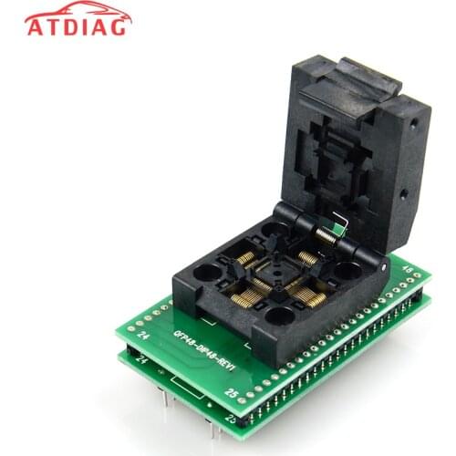 Original TQFP48 LQFP48 QFP48 to DIP48 Socket 0.5mm Pitch Programming Adapter MCU Test IC socket Programmer adapter Socket
