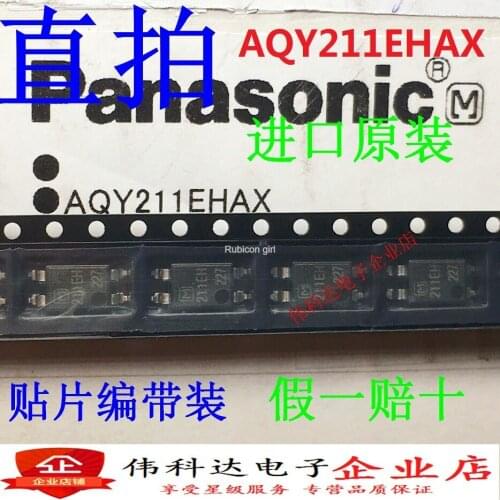 Brand new AQY211EHAX printing 211EH patch SOP4 solid state relay imported original fake one pay ten