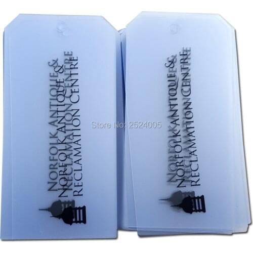 Customize clothing plastic hang tags/shape cutting pvc tags/garment printed labels/swing tag printing/main label 1000 pcs a lot