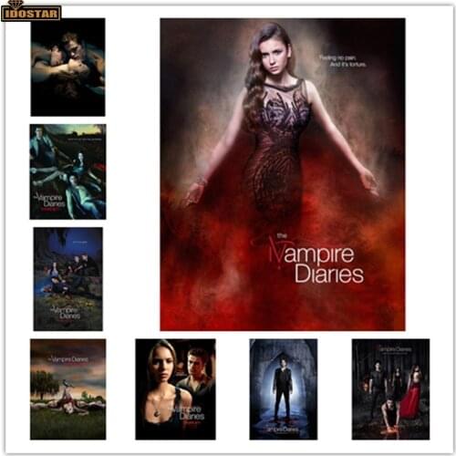 Full Square/Round 5D DIY Diamond Embroidery "The Vampire Diaries Elena" Diamond Painting Cross Stitch Rhinestone 3D Decor