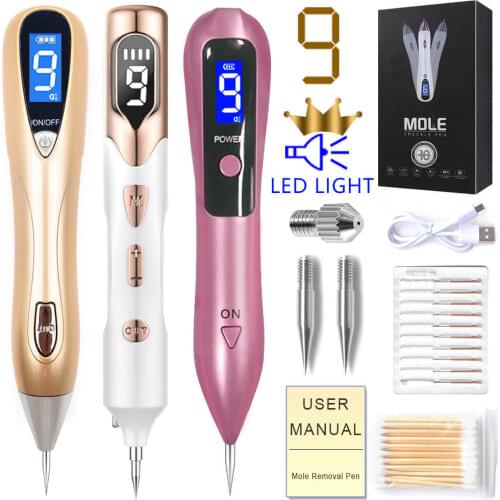 Mole Nevus Removal Pen Wart Plasma Remover Device Electric Laser Tool Facial Skin Corn Freckle Tag Dark Age Sweep Spots Tattoo