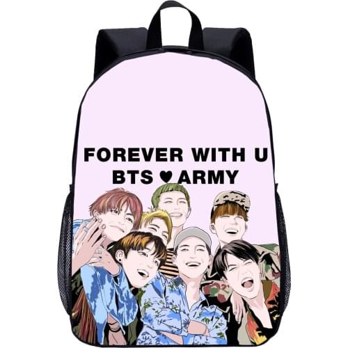School Backpack For Girl Korean Kpop Boys Group Women Backpack Bag Student Bags Child Backpack Laptop Teenagers