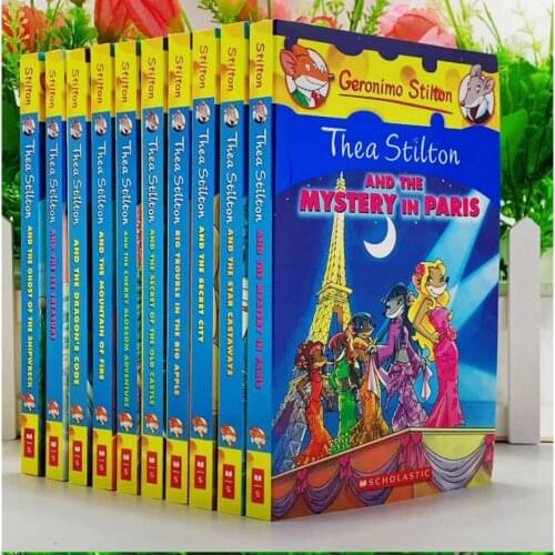 6-10 year 1-10 book/set Children English story book Geronimo Thea Stilton The Sisterhood English comic books Chapter Bridge Book