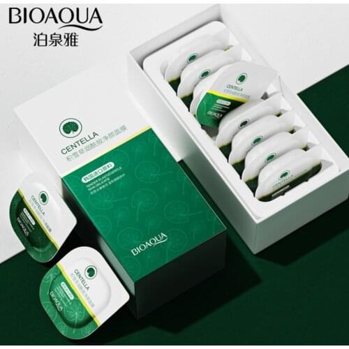 BIOAQUA Centella Asiatica Moisturizing And Repairing Mask Avocado Whitening Hyaluronic Acid Seaweed Pudding Moisturizing Mask