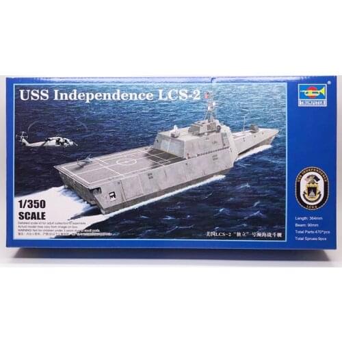 1:350 Plastic Assembly Model of American "Independence" Littoral Combat Ship