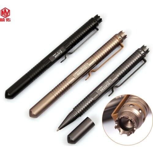 1PCS Womens Multifunctional Military Self-Defense Weapon Tactical Pen Outdoor EDC Emergency Glass Breaker Camping Waterproof