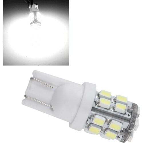 10Pcs LED Car Bulbs White T10 W5W 1206 20SMD Bulb For 168 194 Clearance Lamps Reading Trunk License Plate Lights 12V