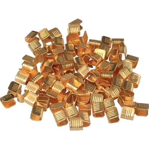 100Pcs DJ454A DJ454B DJ454C U-Shaped Copper Wire Crimp Terminals Cold Pressing Connectors Cable Lug For Wire Tab Terminal