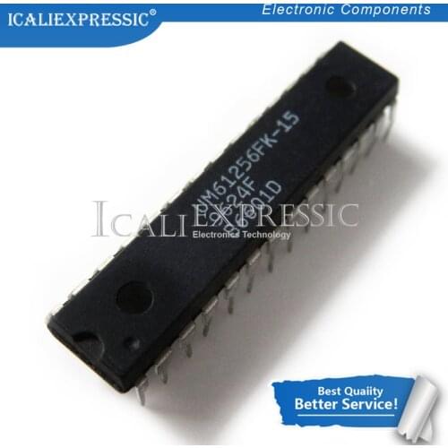 5PCS UM61256FK-15 UM61256FK DIP-28 In Stock