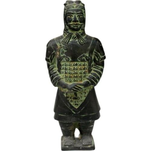 Antique bronze ornaments of the Terracotta Army furniture warriors Collection Gift