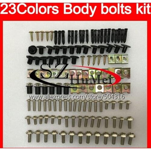 Fairing bolts full screw kit For SUZUKI GSXR1300 Hayabusa GSXR 1300 96 2002 2003 2004 2005 2006 2007 Windscreen bolt screws Nuts