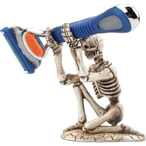 Skull Pen Holder Resin Skeleton Pen Stand Office Storage Pencil Rack Skull Halloween Decorations органайзер для канцелярии