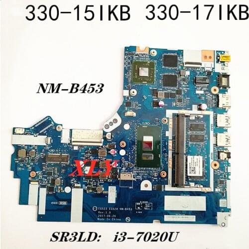For Lenovo 330-15IKB 330-17IKB notebookmotherboard NM-b453 I3-7020U N530 2G RAM 4G delivery 100% functional test free delivery