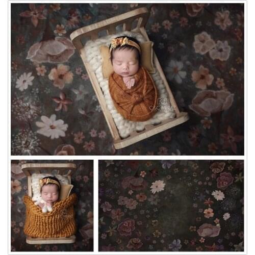 Photography Backdrop Oil Painting Florals Newborns Baby Shower Birthday Photo Background Studio Pregnancy Maternityshoot W5360