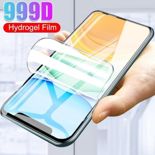 Full Cover on the For iPhone X XS Max XR 12 Hydrogel Film For iPhone 7 8 6 6s Plus 5 5S SE 11 Pro Screen Protector Not Glass