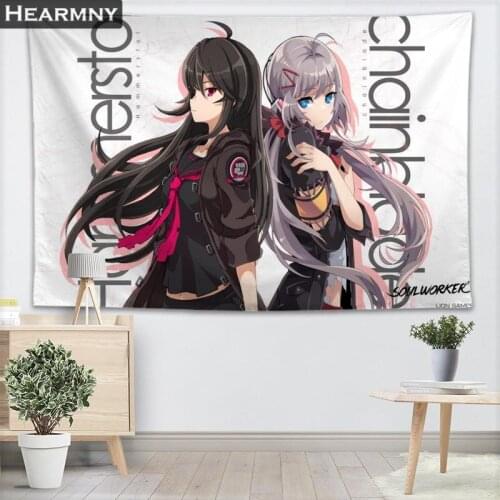 HEARMNY Wall Tapestry Soul Worker Tapestries Wall Hanging Show Piece For Home Decor Wall Carpet Beach Throw Rug Blanket Yoga Mat