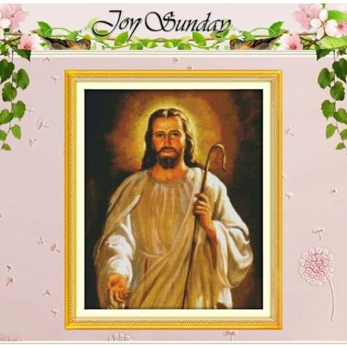 Jesus (5) patterns Counted Cross Stitch DIY 11CT 14CT Cross Stitch Sets Wholesale Cross-Stitch Kits Embroidery Needlework