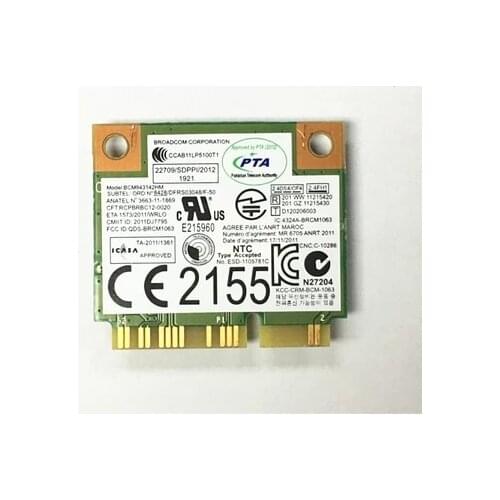 SSEA New Laptop wireless card for Broadcom BCM943142 Wifi+Bluetooth4.0 802.11B/G/N 300Mbps for Lenovo FRU:04W3837