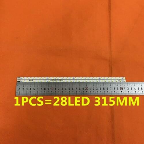 NEW 10pieces/lot V500HK1-LS5 LED strip V500H1-LS5-TLEM4 V500H1-LS5-TREM4 28LEDs 315MM